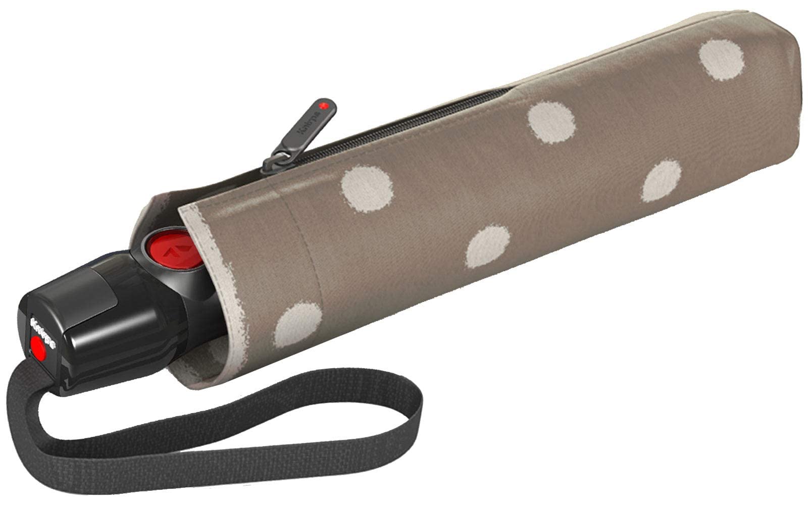 Knirps Taschenschirm T.200 Duomatic Dot Art - taupe