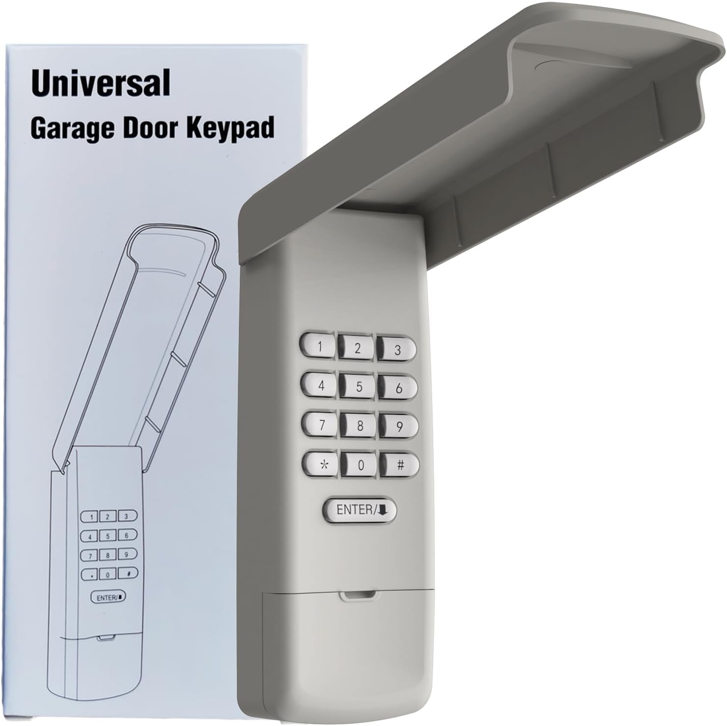 Chamberlain 940CB Keypad Garage Door Opener Remote Wireless Keyless