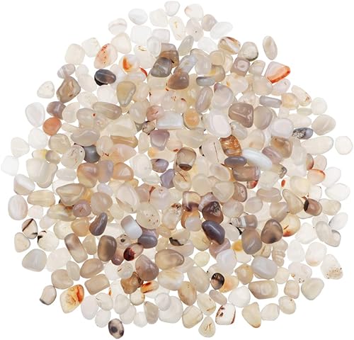 YIYA Piedras de ágata blanca de 068 libras piedras preciosas de cristal natural de cuarzo para decoración del hogar relleno de jarrón o decoración disponible en Yaxa Colombia