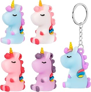 20 Peças De Enfeites De Unicórnio, Bonecas De Unicórnio De Borracha, Encantos De Unicórnio, Faça Você Mesmo Para Chaveiros, Mochilas, Bolsas, Acessórios De Joias