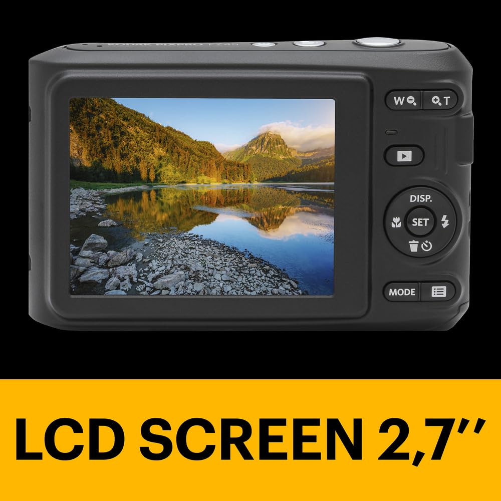 KODAK PIXPRO FZ45 16MP Compact Digital Camera 4X Optical Zoom AA White | 1080p Full HD Video 27mm Wide Angle Lens 2.7 Inch LCD Point and Shoot Digicam Travel and Family Photos product thumbnail 6