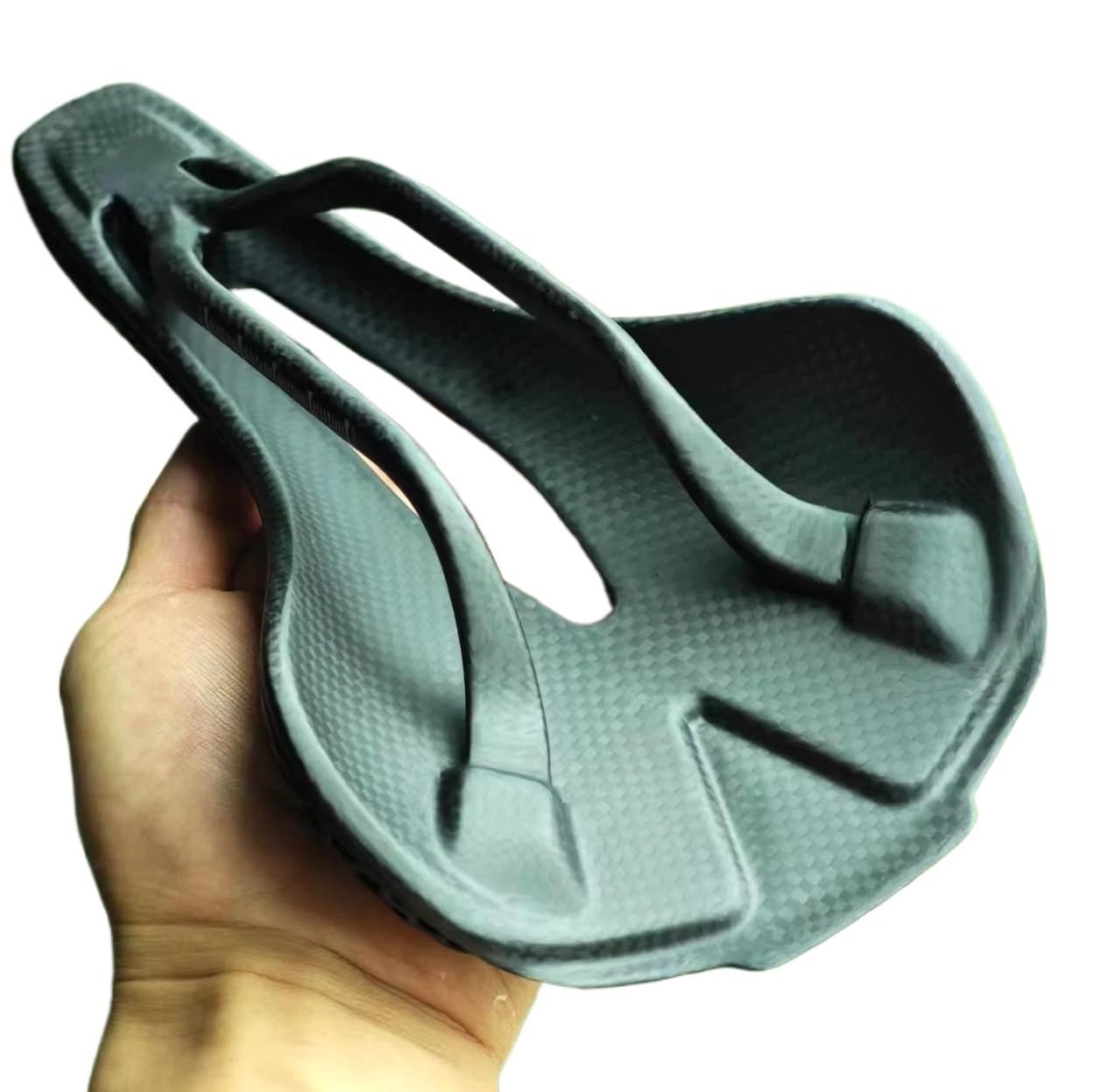 Sella MTB in Carbonio Con Stampa 3D - Ultra Leggera Sella da Corsa per Bicicletta - Cuscino e Accessori per Sedile Bici