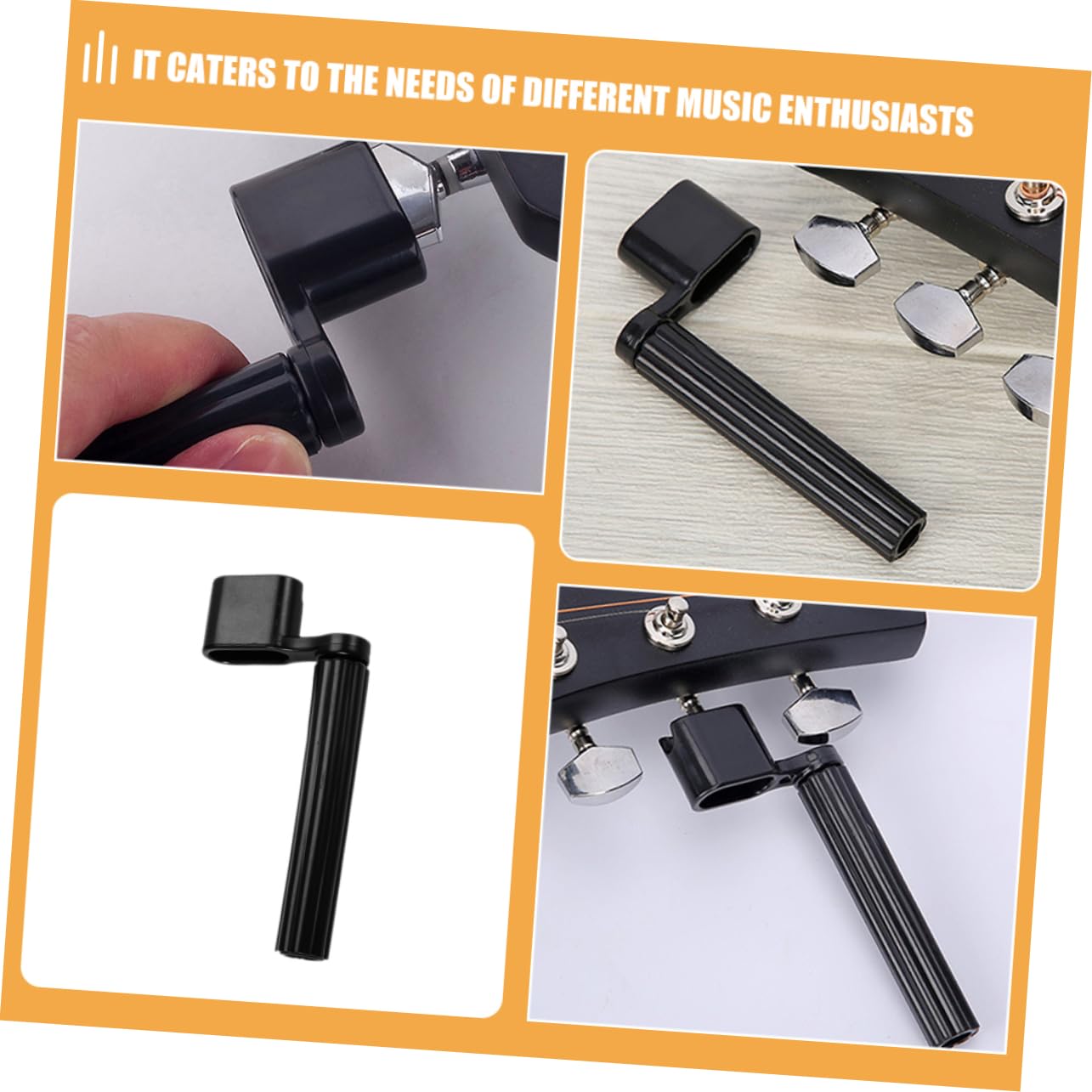 GOOHOCHY High-strength Guitar String Winder Easy String Change for Acoustic and Electric Guitars