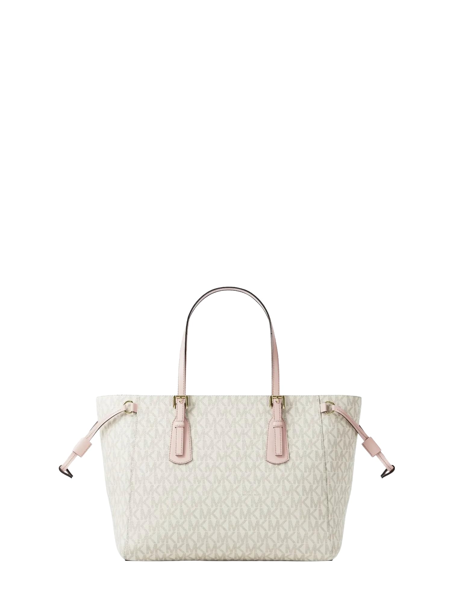 Michael Kors Voyager Extra-Small Signature Logo Convertible Crossbody Bag Powder Blush Multi