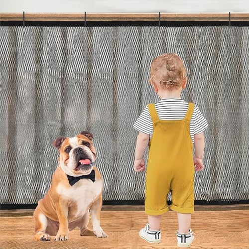 FAINCA 300*79 cm Treppenschutznetz Treppe Kinder Schutznetz Verdicktes Netz