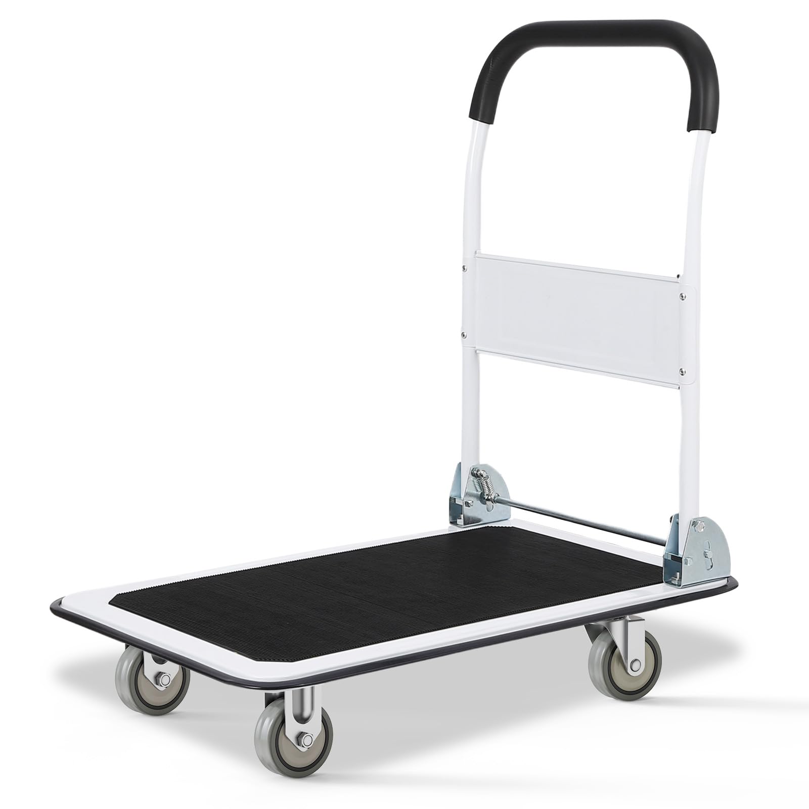 Amazon.co.jp: 台車 平台車 耐荷重150 kg 手押し台車 折畳み 軽量
