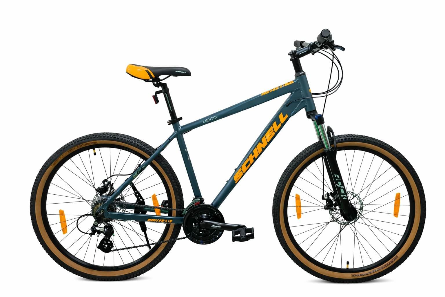 schnelles mountainbike Buy Schnell M500 Full Alloy Cycle 21 SpeedShimanoGears, Dual Disk Brakes & Front Suspension MTB Bicycle Online at Low Prices in India Cube Touring Hybrid Pro Full Kit or Jersey Only:FULL KIT Cube AMS Hybrid ONE77