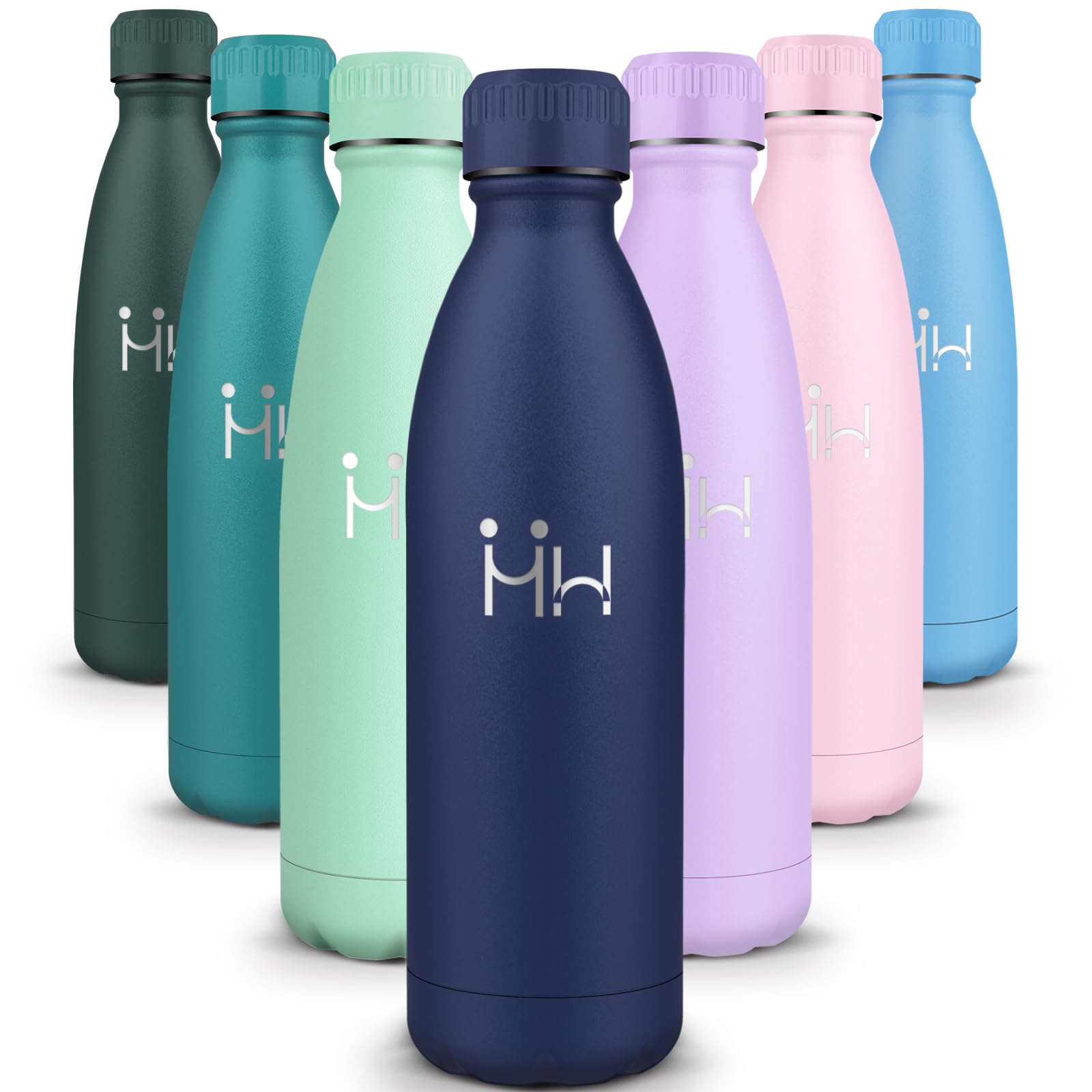 HoneyHolly Trinkflasche Edelstahl, Thermosflasche 1000ML, BPA-frei Auslaufsichere Vakuum Isolierte, Thermoskanne, Doppelwandige Wasserflasche für Fahrrad, Reisen, Sport, Yoga, Camping, Fahrrad