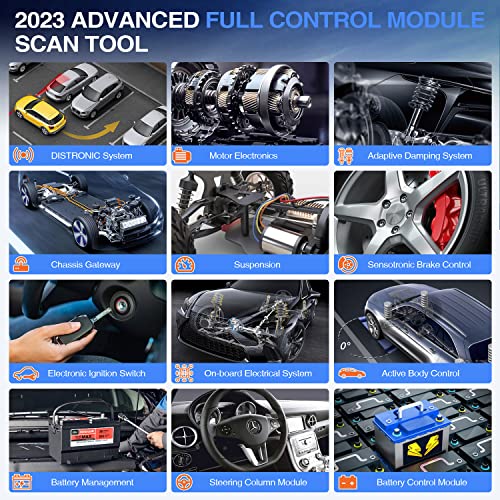 2023 Upgraded Autophix 7770 Full System Obd2 Scanner Fit For Mercedes Benz/Sprinter/Smart All Function Diagnostic Scan Tool With Battery Registration Oil Abs Sas Epb Tpms Etc Adblue Reset Code Reader #TOP3