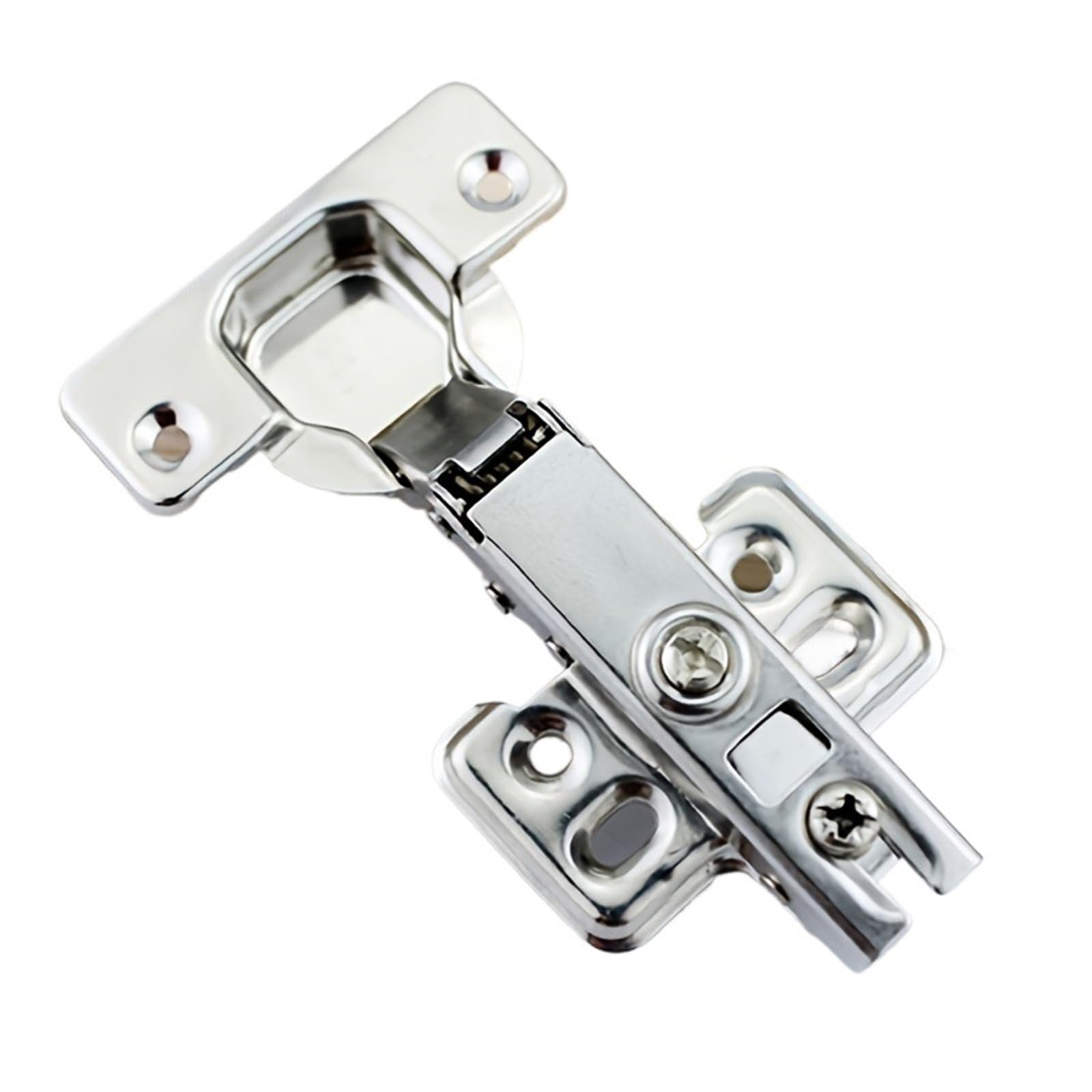 Zawias hydrauliczny do drzwi szafek 1/3 szt. - cichy, sprężynowy amortyzator do szafek kuchennych - stal nierdzewna 304(1PC)