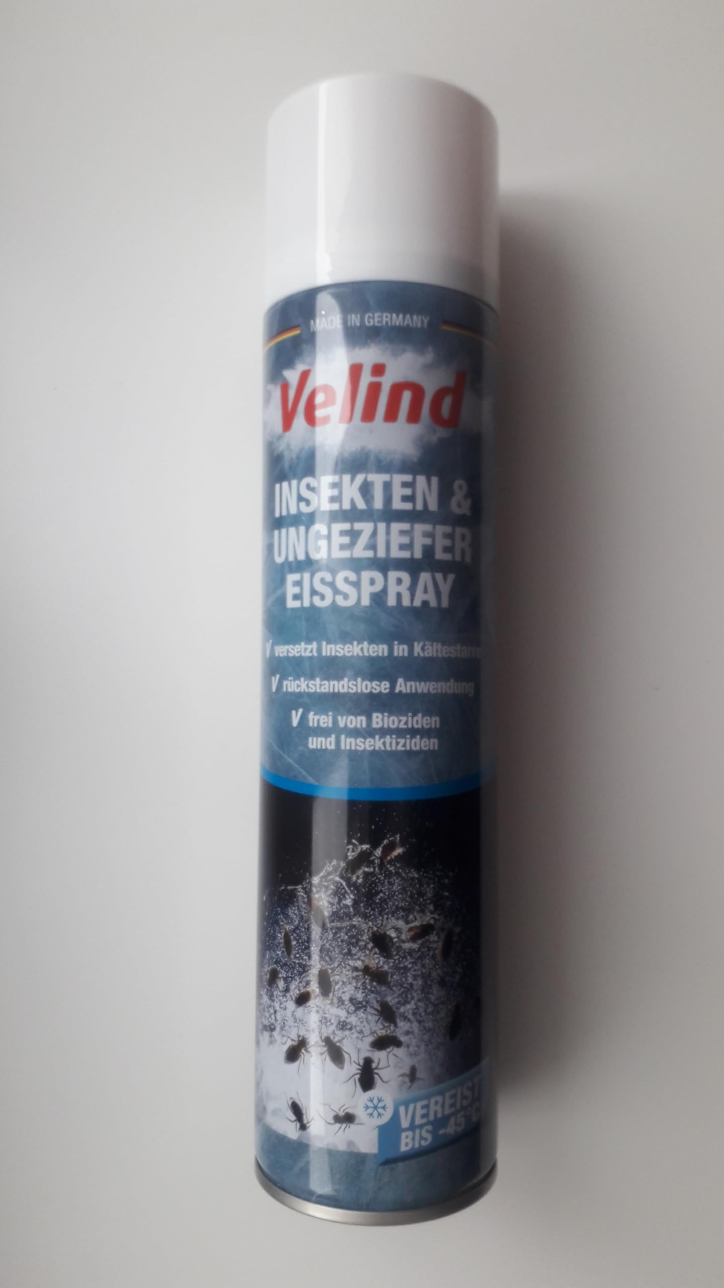 Insect - 400ml - Insektenspray - Eisspray mit tierfreundlicher Eiswirkung - Anti Spinnenspray, Wespenspray, Ungezieferspray, Mottenspray, Fliegenspray