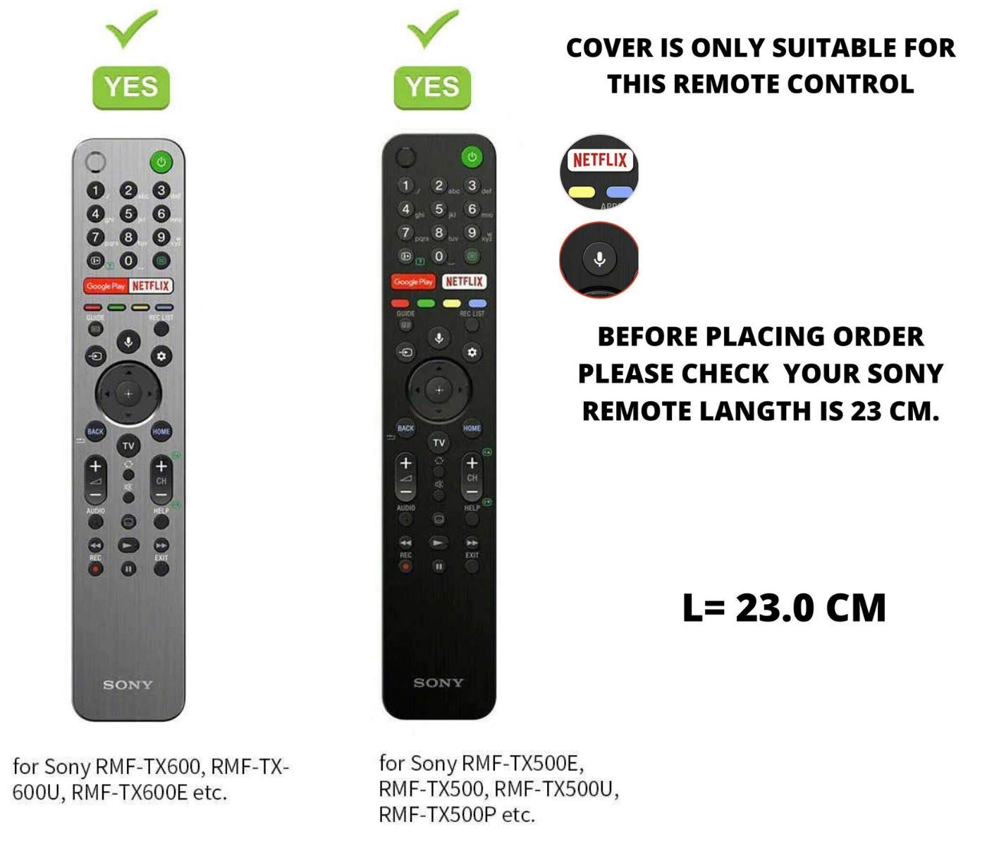 LUNAGARIYA ,Protective Cover For Sony Hd Smart Android 4K Led Tv Remote Control,Pu Leather Cover Holder (Before Placing Order,Please Check The Product Dimensions)Black LUNAGARIYA ,Protective Cover For Sony Hd Smart Android 4K Led Tv Remote Control,Pu Leather Cover Holder (Before Placing Order,Please Check The Product Dimensions)Black