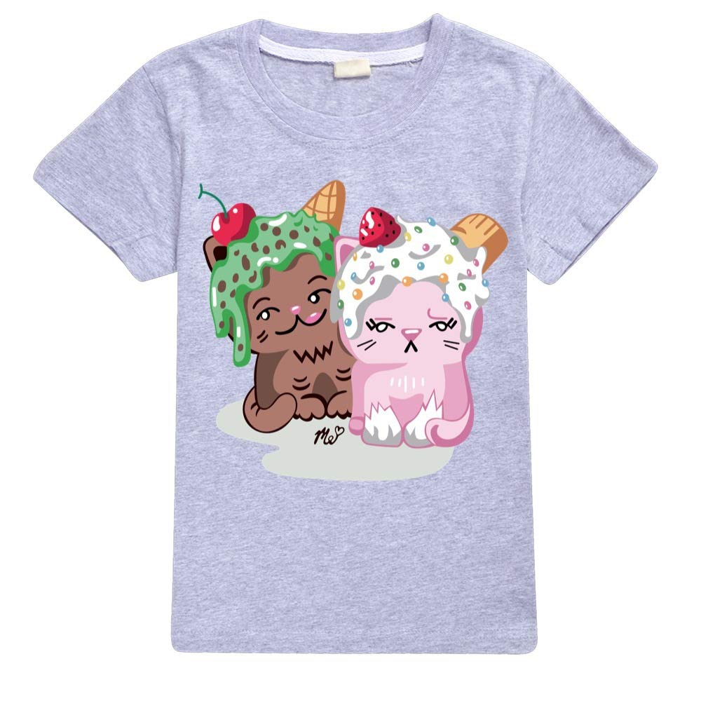 Rhymh Kids Moriah Elizabeth T Shirt Girls Moriah Elizabeth Merch for Kids Sweatshirt (Grey,150cm,9 Years,10 Years)