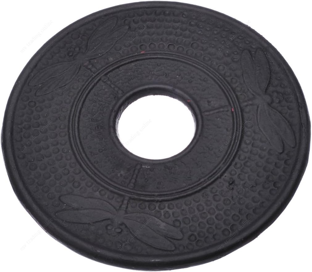 M.V. Trading T7022GN Cast Iron Trivet Drgon Design, 5½-Inch, Green