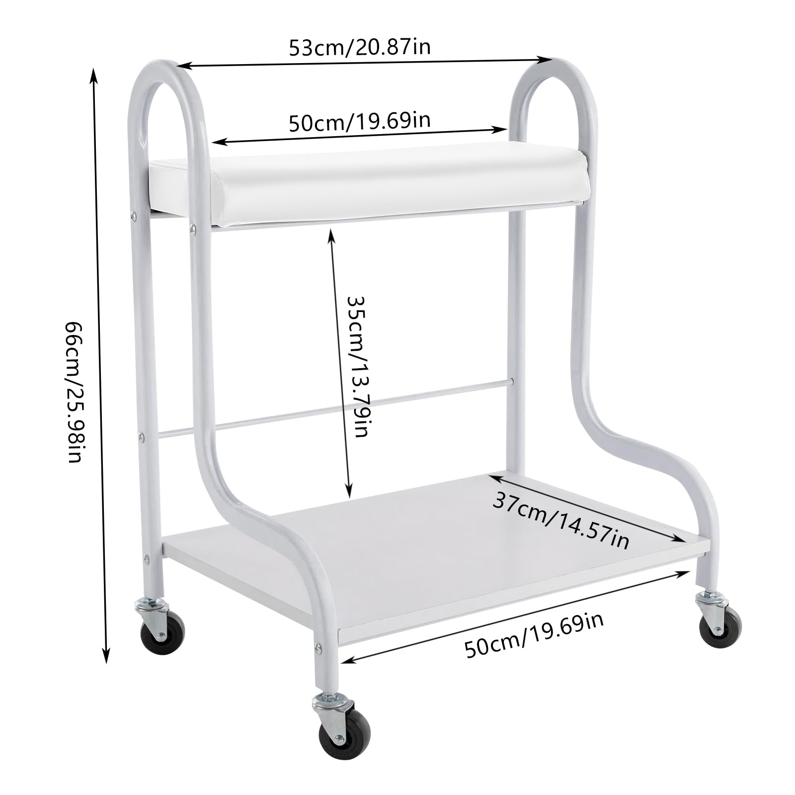 Reposa Pies Pedicura, Mesa de Manicura, Pedicure Spa Pedicura Taburete Para Pies Uñas Pie Trolley Baño Spa Portátil Pie Baño Carrito Para Pedicura Manicura Masaje Pie Baño Spa A1