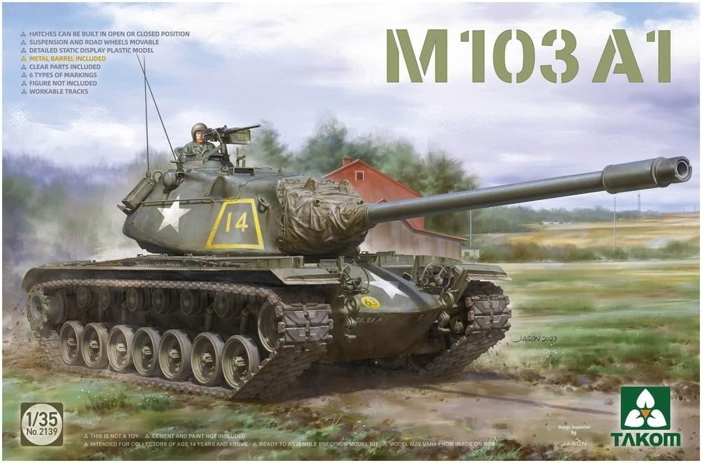 Amazon | タコム(TAKOM) 1/35 アメリカ軍 M103A1 プラモデル