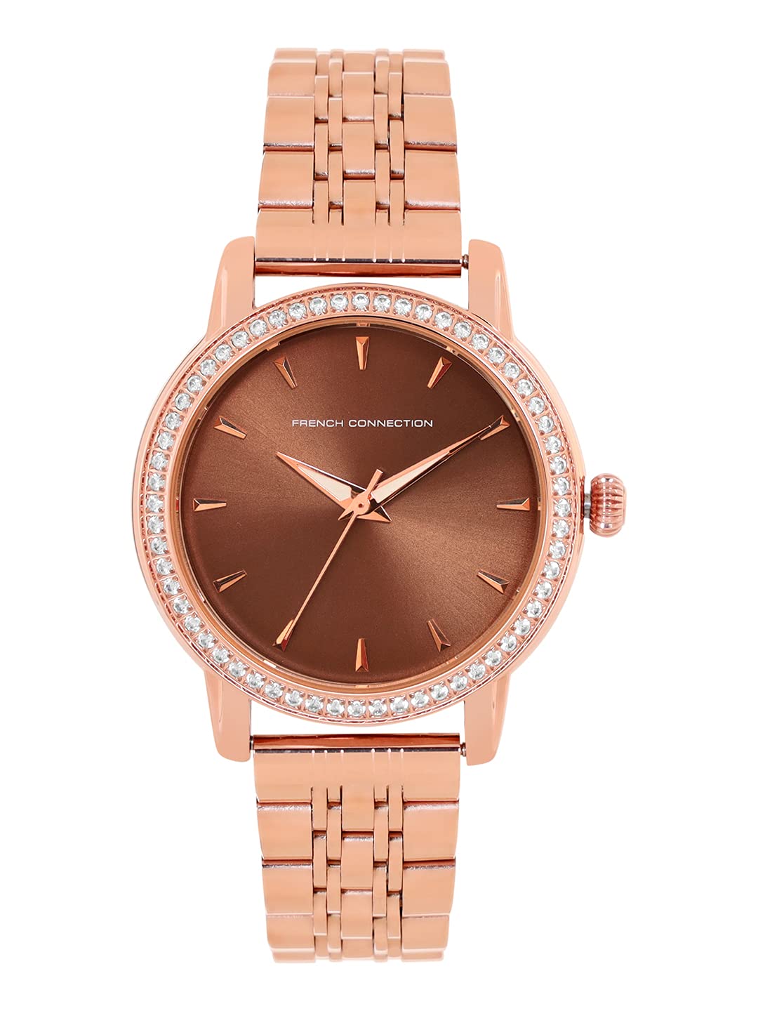 French Connection Spring-Summer 2021 Analog Brown Dial Womens Watch-FCP25BRGM (B0987PDFB8) Amazon Price History, Amazon Price Tracker