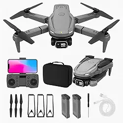 Drone V88 com Câmera Dupla 8K HD, Quadcopter com Sistema de Desvio de Obstáculos