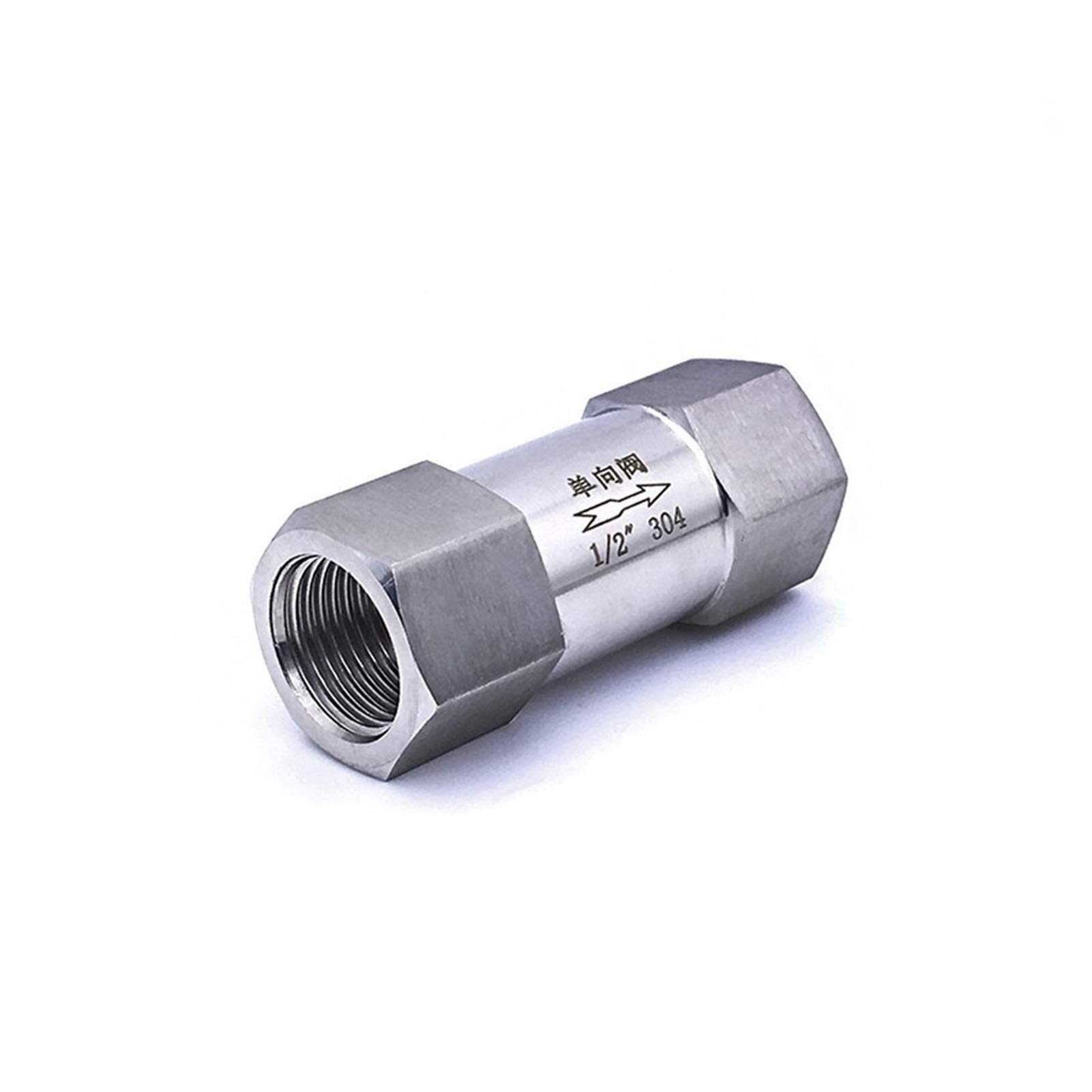 Clapet anti-retour SS304 avec meulage unidirectionnel pour un blocage de reflux parfait