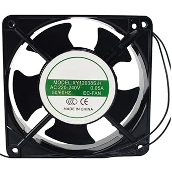 XY12038S2H Fan 12CM for 220/240V 0.05A 12038 120X120X38MM 2-Wire Cooling Fan