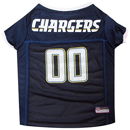 NFL Los Angeles Chargers Dog Jersey - XX-Large, Football Jersey Costume for Dogs