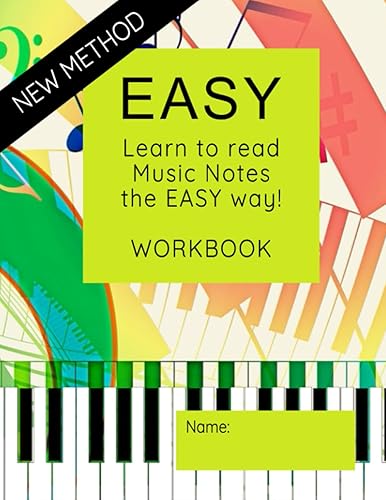 EASY Learn to Read Music Notes Workbook learn to read music easily with memory helping mnemonics