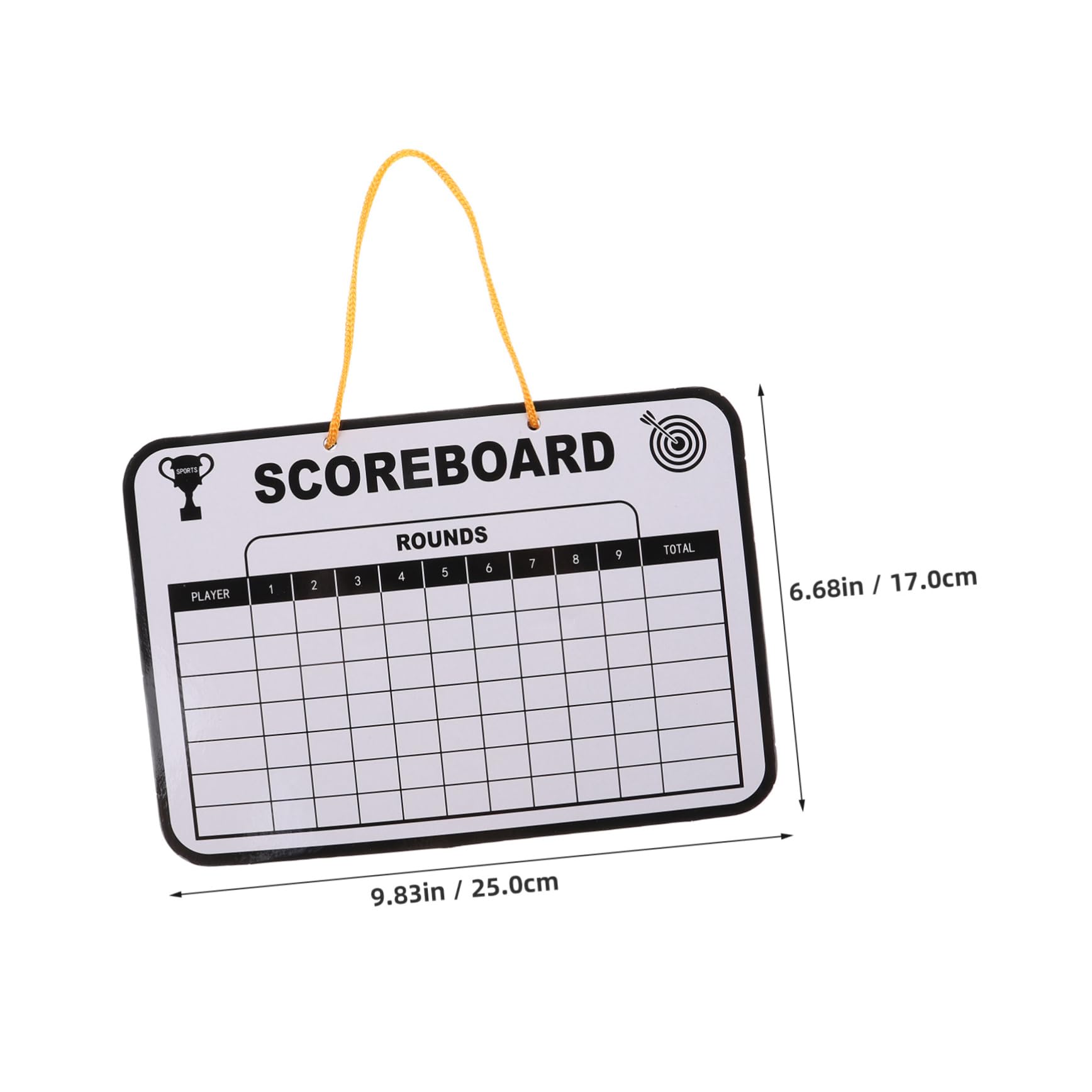 BESPORTBLE Erasable Golf Scoreboard Outdoor Golf Score Counter for Match Writing Scoreboard Dry Erase Board