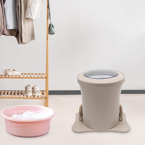 Miniatura 5 de Deshidratador manual de 2.4 galones, mini deshidratador manual, lavadora con almohadilla de prensado de ropa, mini secadora de ropa, lavadora