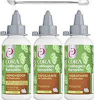 Kit Cutilagem Europeia Pistache Cora + Espátula Empurrador