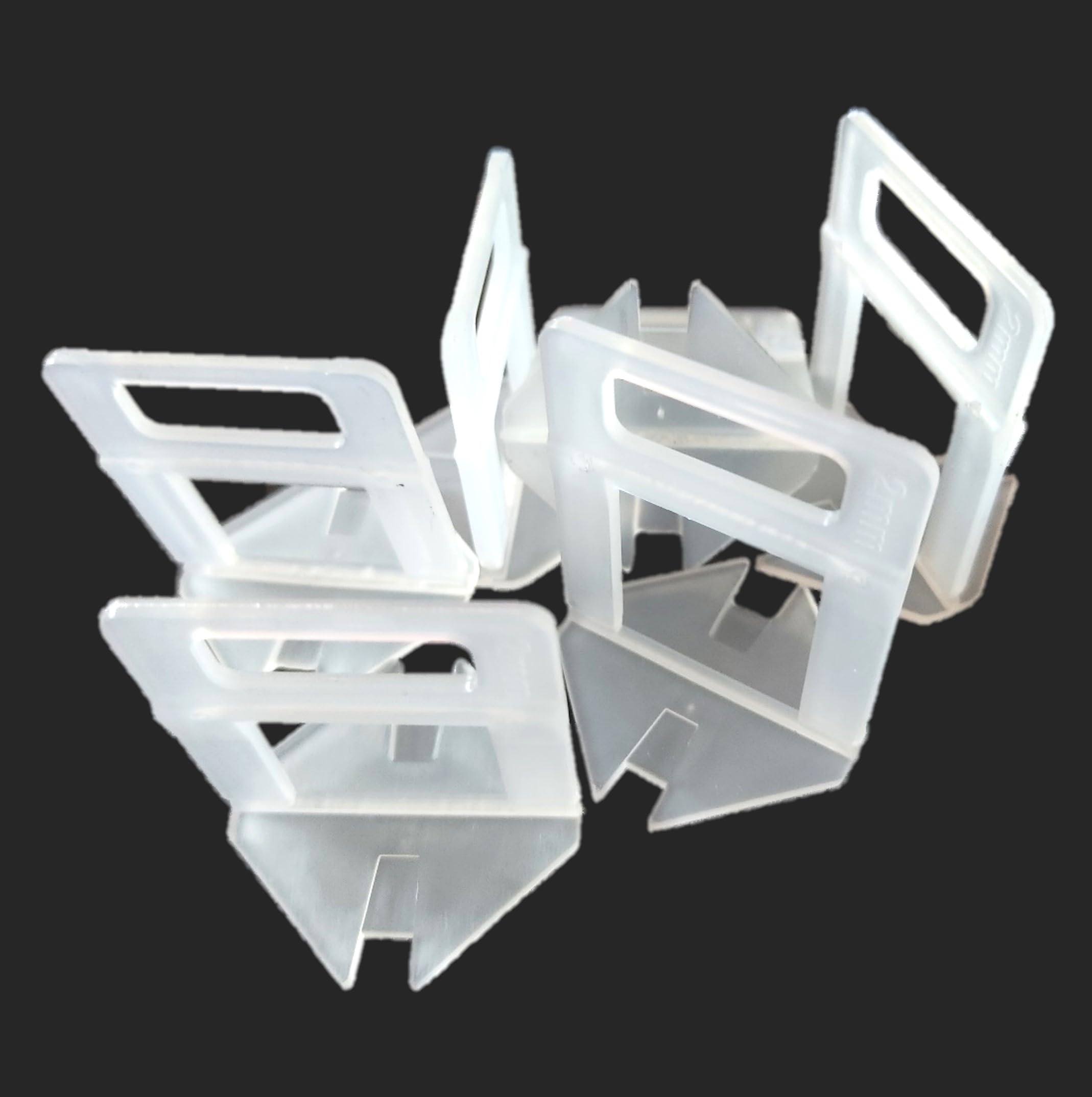 1000 Stk. Zuglaschen Fliesen Abstandhalter Nivelliersystem 1 mm / 1,5 mm / 2 mm / 2,5 mm und 3 mm für Fliesenstärke 3 mm - 12 mm (1,5 mm Fugenbreite)
