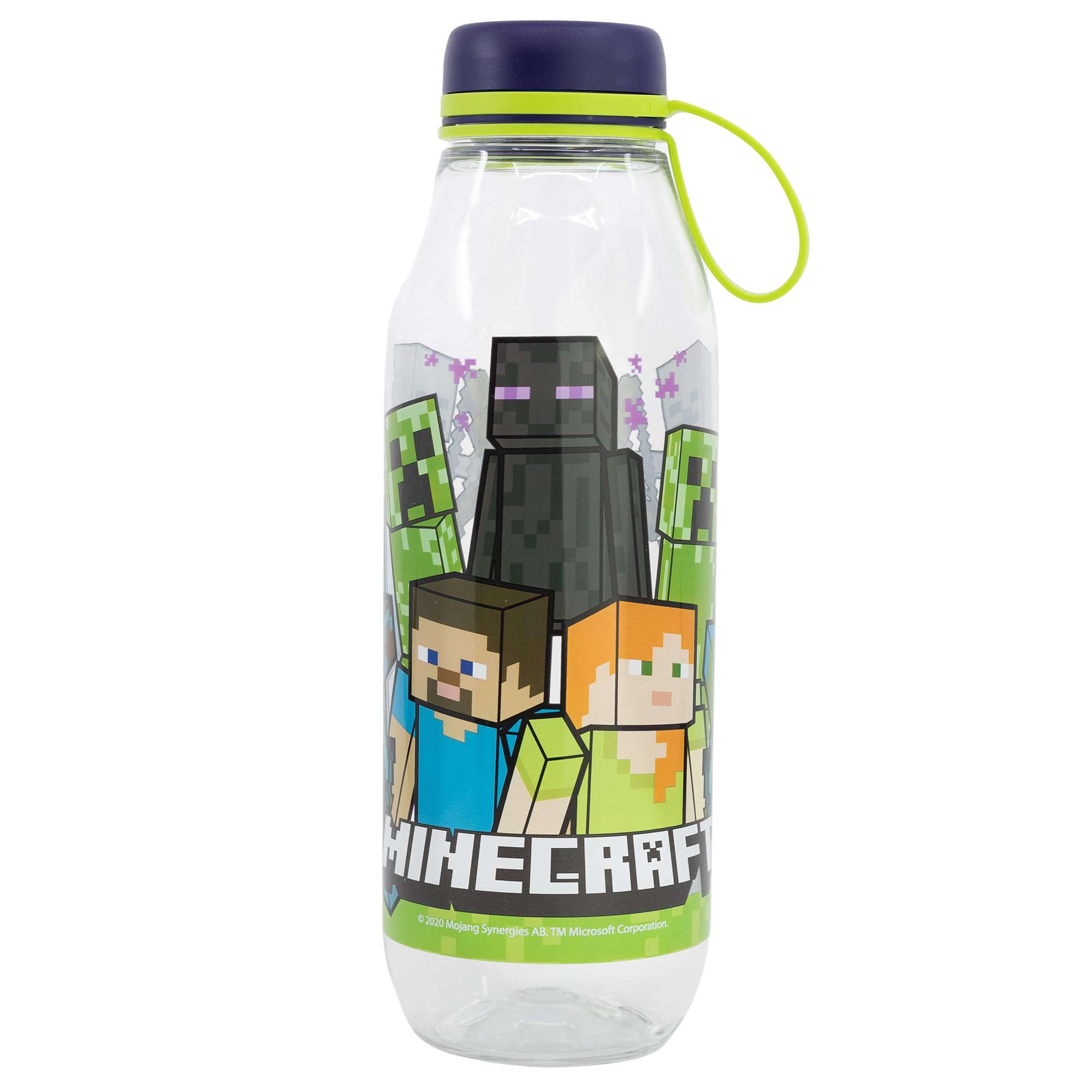STOR ECOZEN ADVENTURE BOTTLE 650 ML MINECRAFT, Multicoloured
