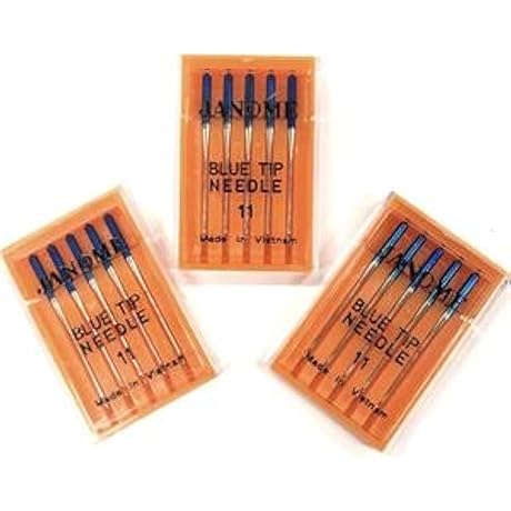 Amazing Janome Blue Tip Sewing Machine Needles: 5-Pack Precision Tools for Exquisite Stitching