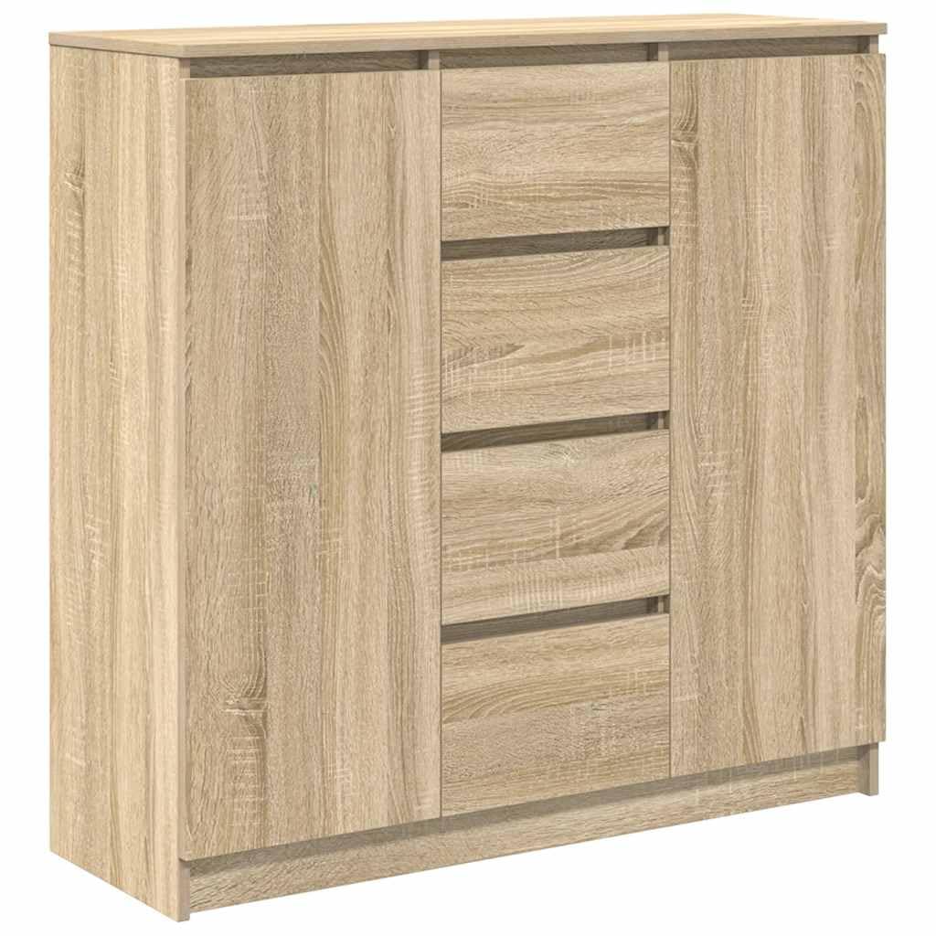 Credenza con cassetti in rovere Sonoma, 100,5 x 35 x 98,5 cm