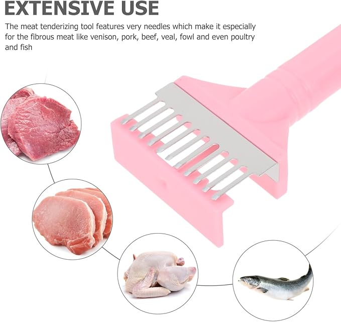 Ablandador de Carne de Acero Inoxidable 18 cm miniatura 8