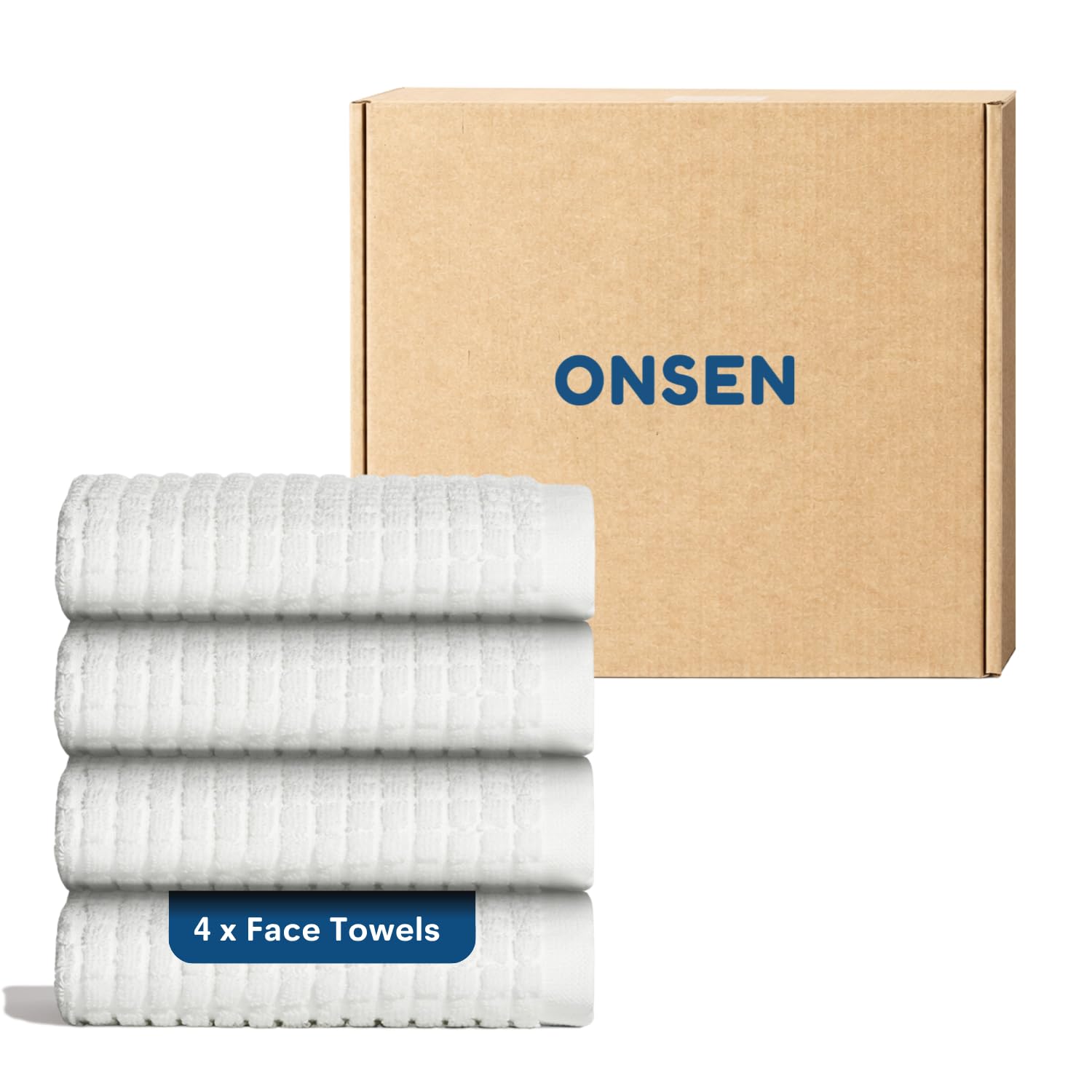 ONSEN Sculpted Terry Towel Set - Grey Fog -20 ONSEN Sculpted Terry Towel Set - Grey Fog -20