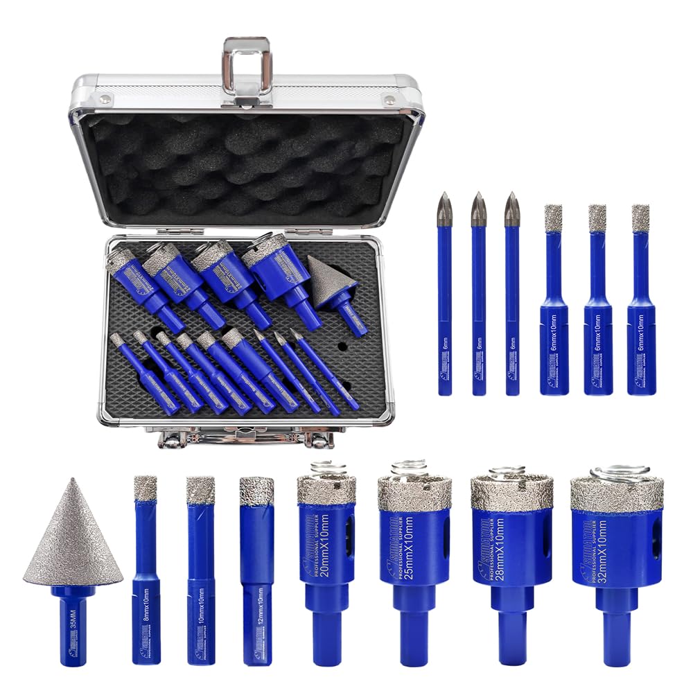 SHDIATOOL Diamond Core Drill Bits Set
