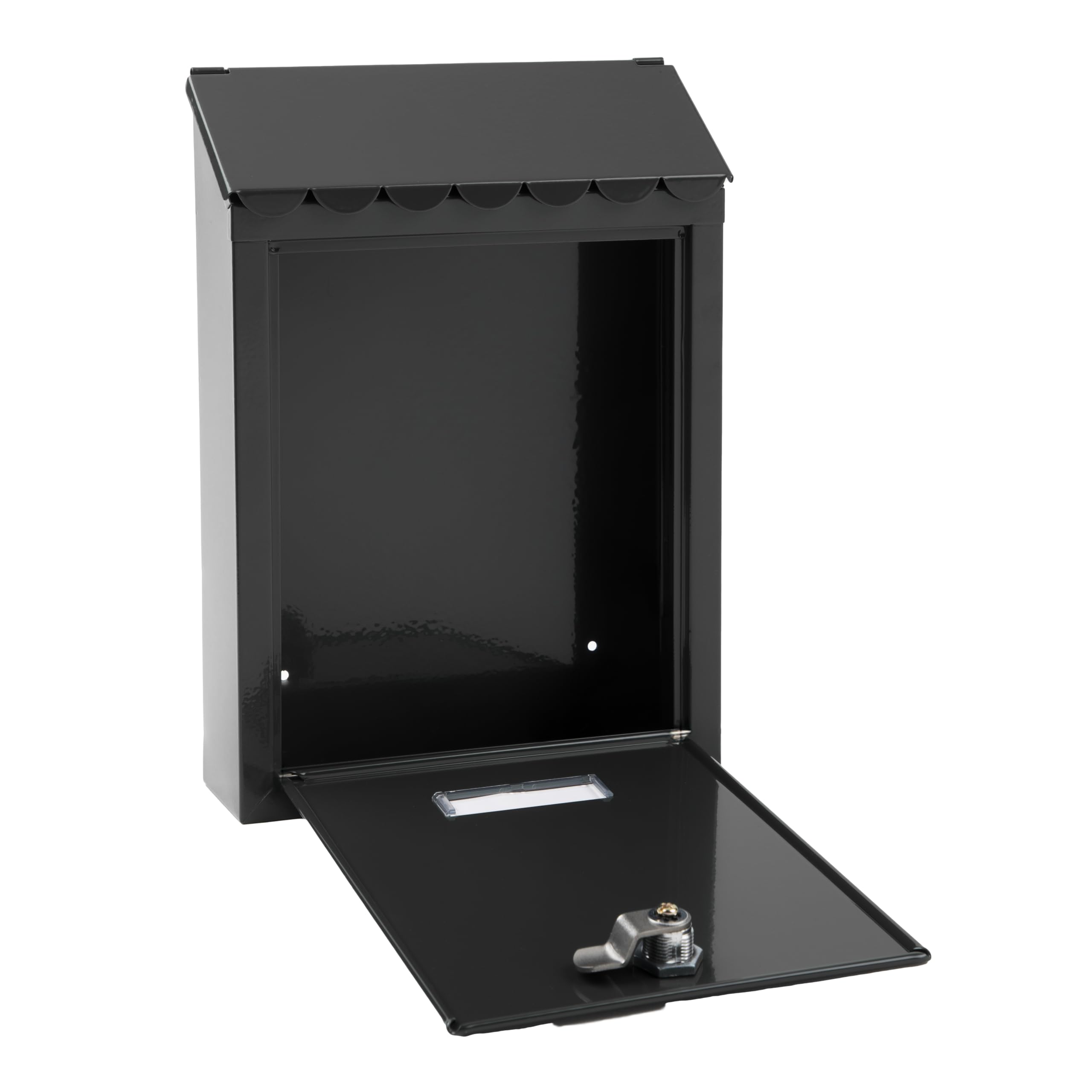 ARREGUI Civic E5724-C Cassetta Postale Individuale in Acciaio | Cassetta Postale Da Esterno | Dimensione S (DIN A5) | Facile da Montare | Nero