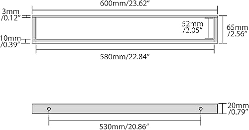 Vista 103 de Alise Toallero de baño, soporte de pared para toallas de baño, toallero para baño, toallero de acero inoxidable SUS304 de 8 pulgadas, negro mate