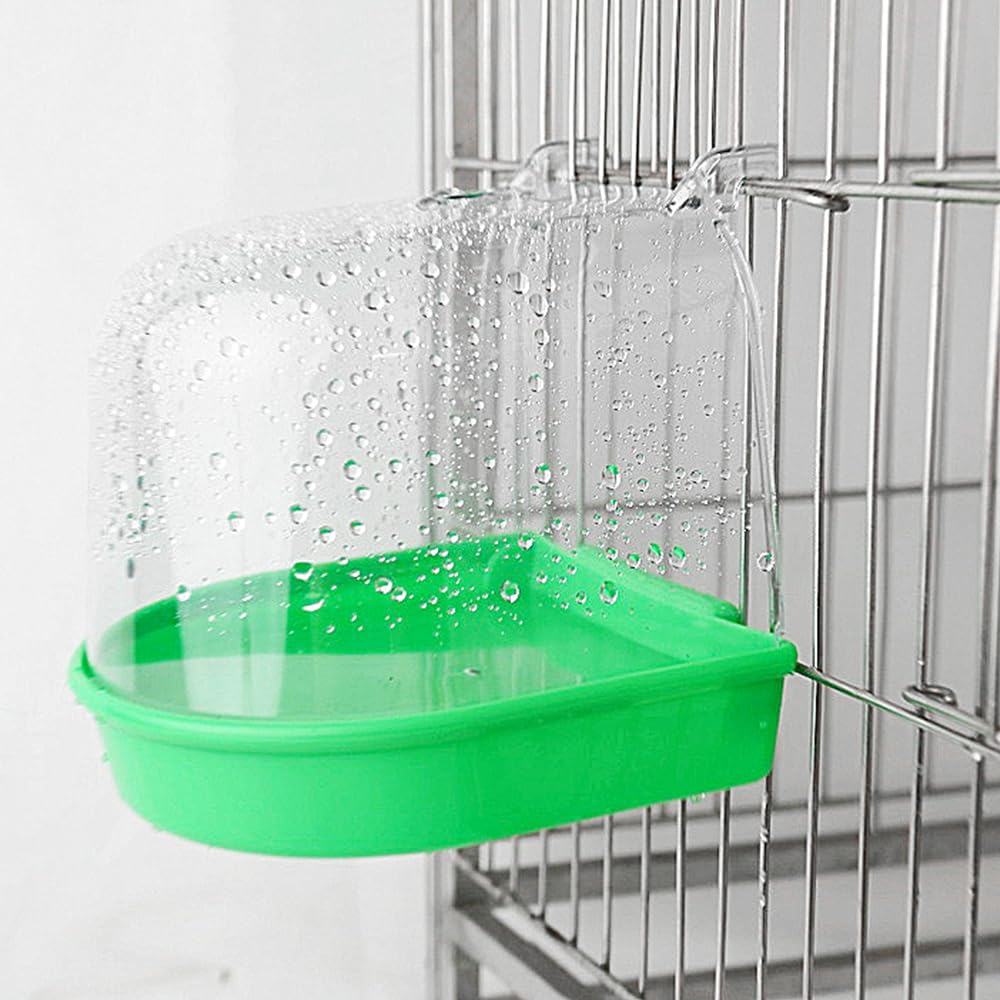 2x Vogelbadewanne Zum Aufhängen - Badespaß Für Wellensittiche & Co.