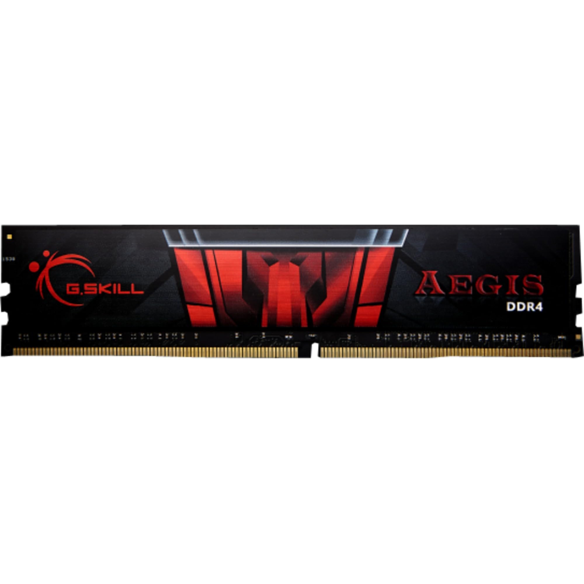 G.Skill Kit Barrettes mémoire 16Go (2x8Go) DIMM DDR4 Aegis PC4-19200 (2400 Mhz) (Noir et Rouge)