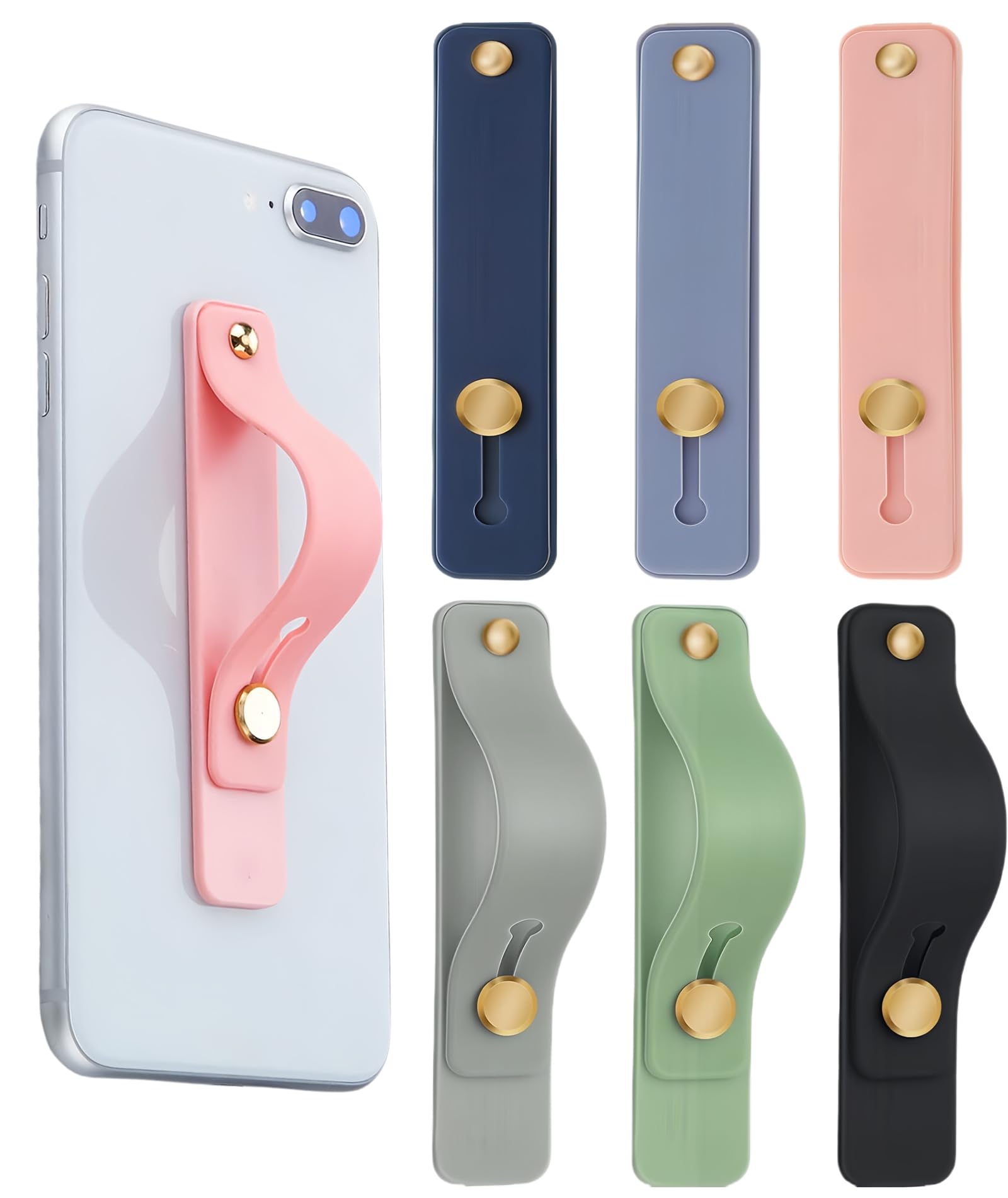 6 Pcs Mobile Phone Holder, Phone Back Holder Grip with Finger Grip for Phone, Phone Grip Universal Finger Kickstand for Most Smartphones. (B0DD468ZND) Amazon Price History, Amazon Price Tracker