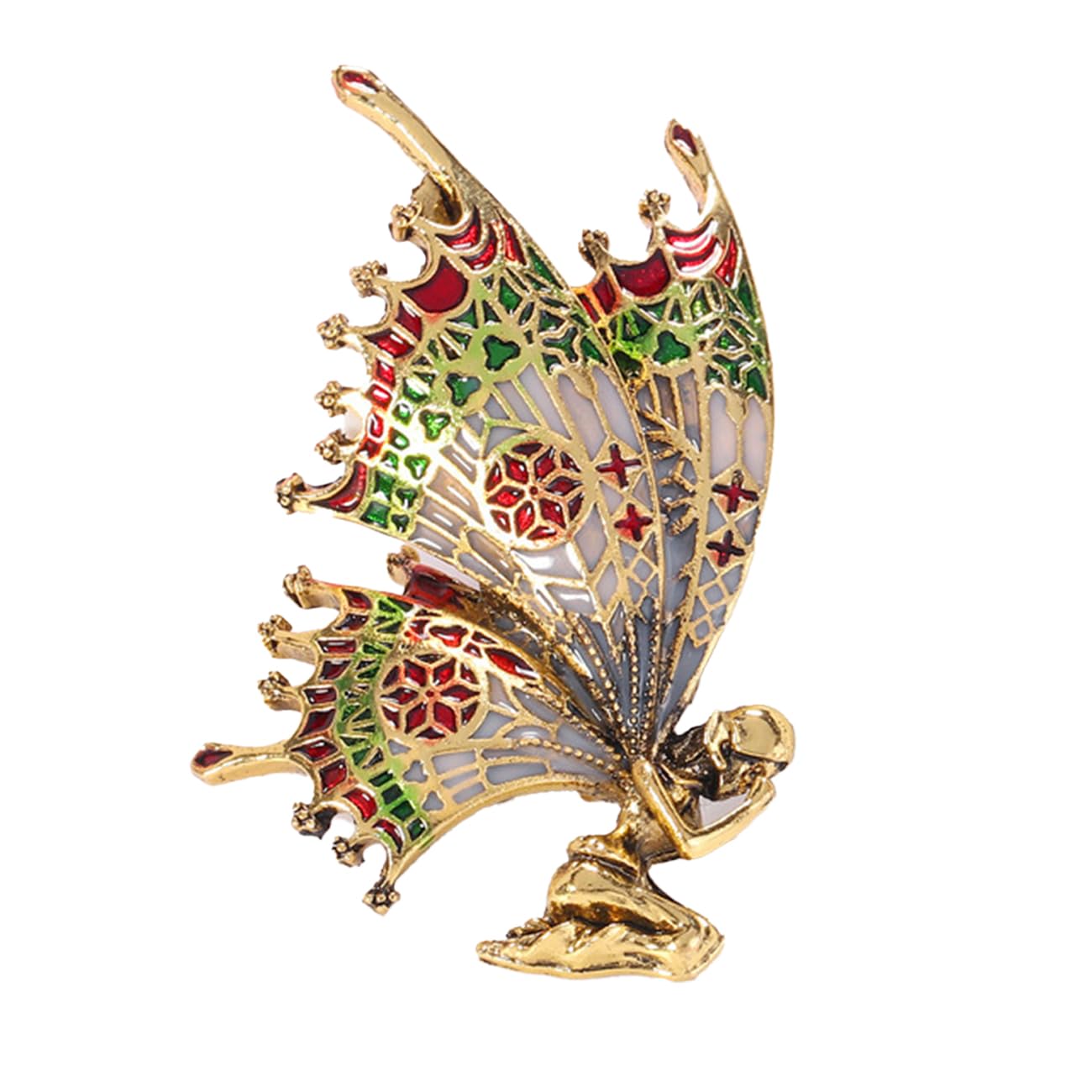 FAIRYGATE Anti Exposure Fixed Brooches Women Unisex Vintage Rhinestone Office Party Brooch Pins Lapel Pin Dress Suit Accessories Boutonniere — view 6