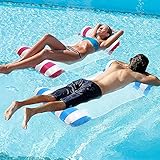 wassermatratze pool 🌊 GROSSE & LASTKAPAZITÄT: 130 * 70 cm. Diese Hängemattenliege wird für Schwimmer mit einer Körpergröße von 120 - 185cm und bis zu 100kg empfohlen. Hinweis: Die wasser hängematte bietet Platz für nur eine Person.