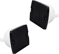 Vista 1 de HERCOO Conjunto de lentes de luces direccionales delanteras automotrices compatibles con Jeep Wrangler 1987-1993, paquete de 2