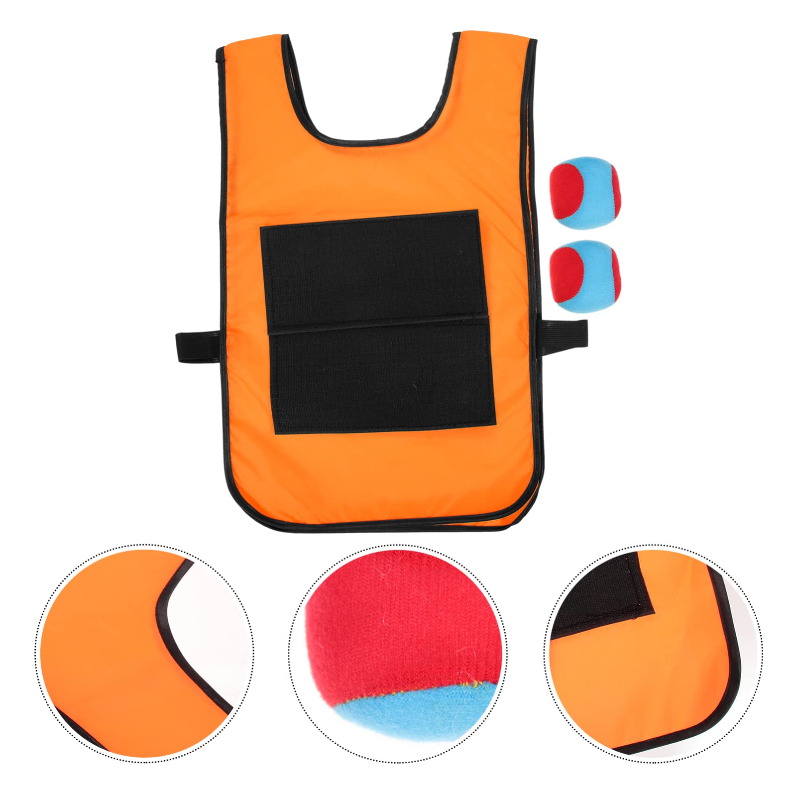 Toddmomy 1 Set Outdoor Sticky Balls for Interactive Sticky Vest Game for Puzzle Training Party Fun and Engaging Outdoor Random Color