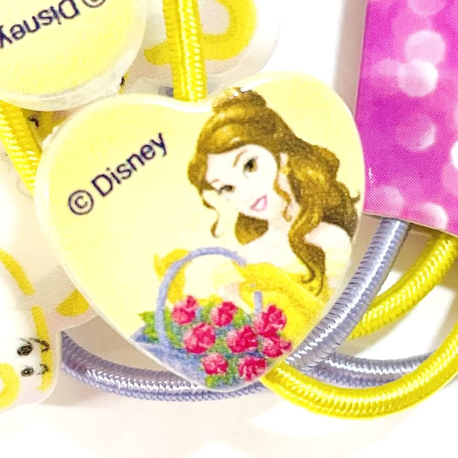 Amazon | ディズニープリンセス 4P シンプルヘアゴム (美女と