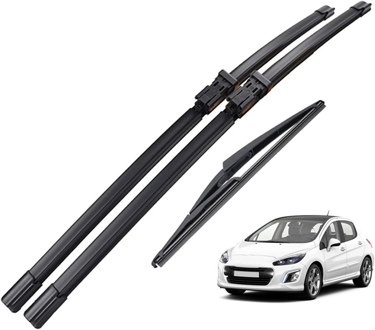 ワイパー のためにプジョー 308 308SW T7 2007-2013 フロントリアウィンドウ フロントガラス ワイパーブレード