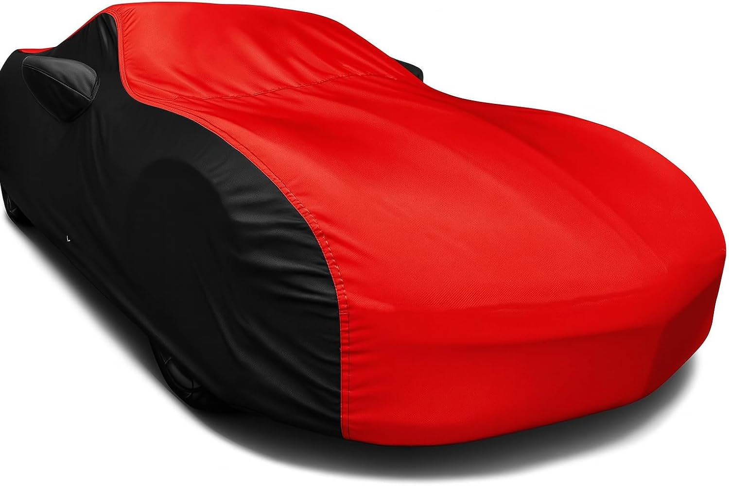 SR1 USA C5 Corvette Car Cover - Custom Fit Outdoor/Indoor Protection Ultraguard Plus 300 Denier Water Resistant - High End Fit for 1997-2013 C5, C6, Z06, Convertible, Hardtop Corvettes (Red/Black)