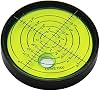 Yuanpgky Horizontal Bubble High-Precision Level,Metal Bubble Round Level, for BULLS Eye Level For Shop Machines And Stereo Turntables(B)