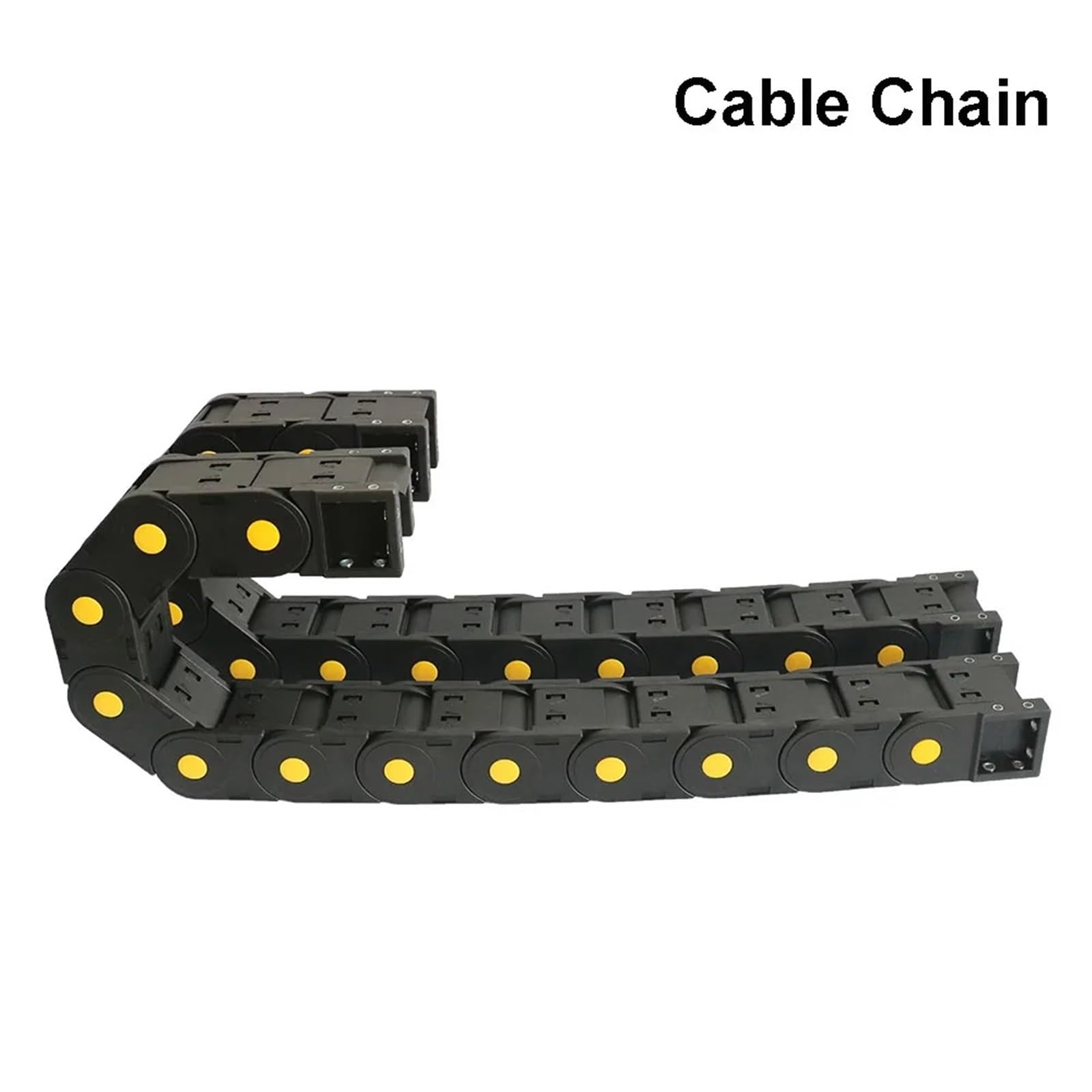 H45 * 50mm 1 Meter Kunststoff Drag Kette Kabel Draht Träger Schleppleine